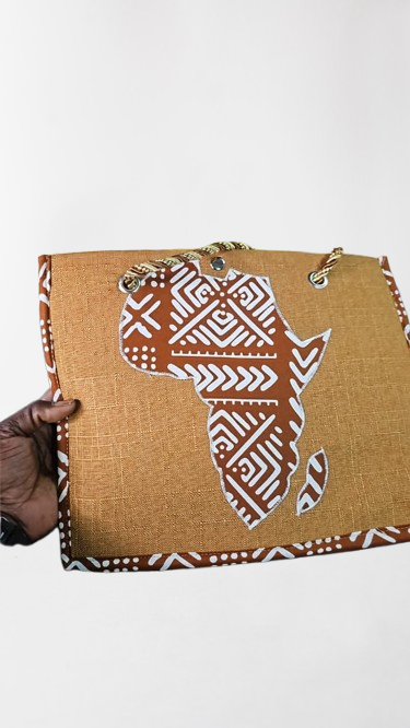 Sac en finition carte afrique