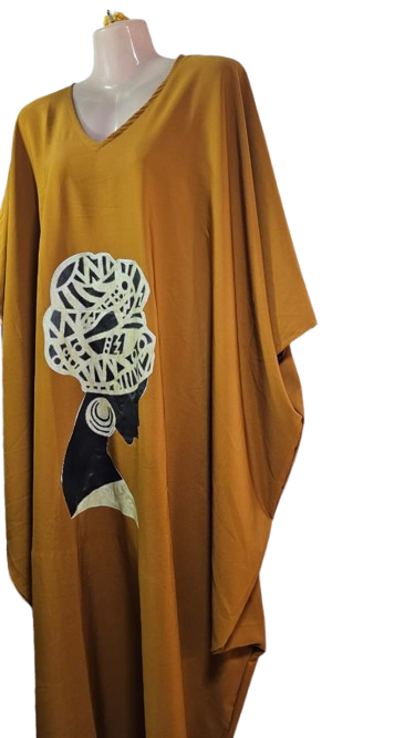 Les robes africaines avec broderie