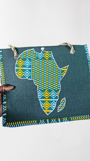 Sac en finition carte afrique