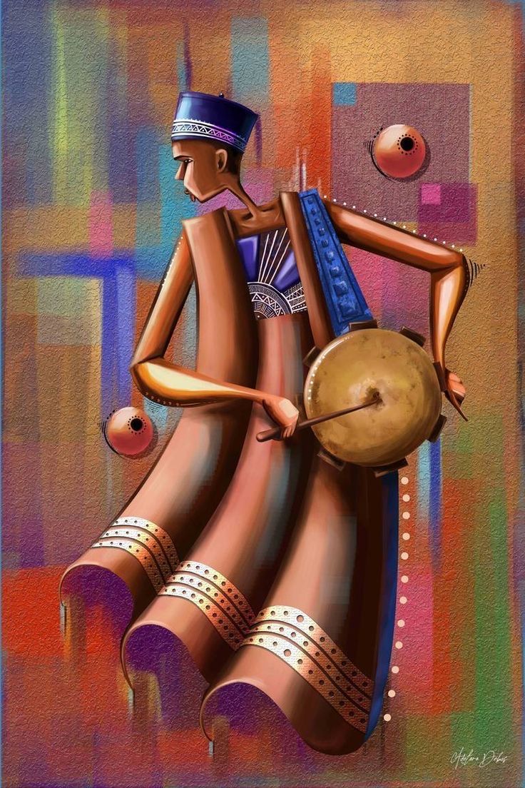 Tableaux africains Rectangle