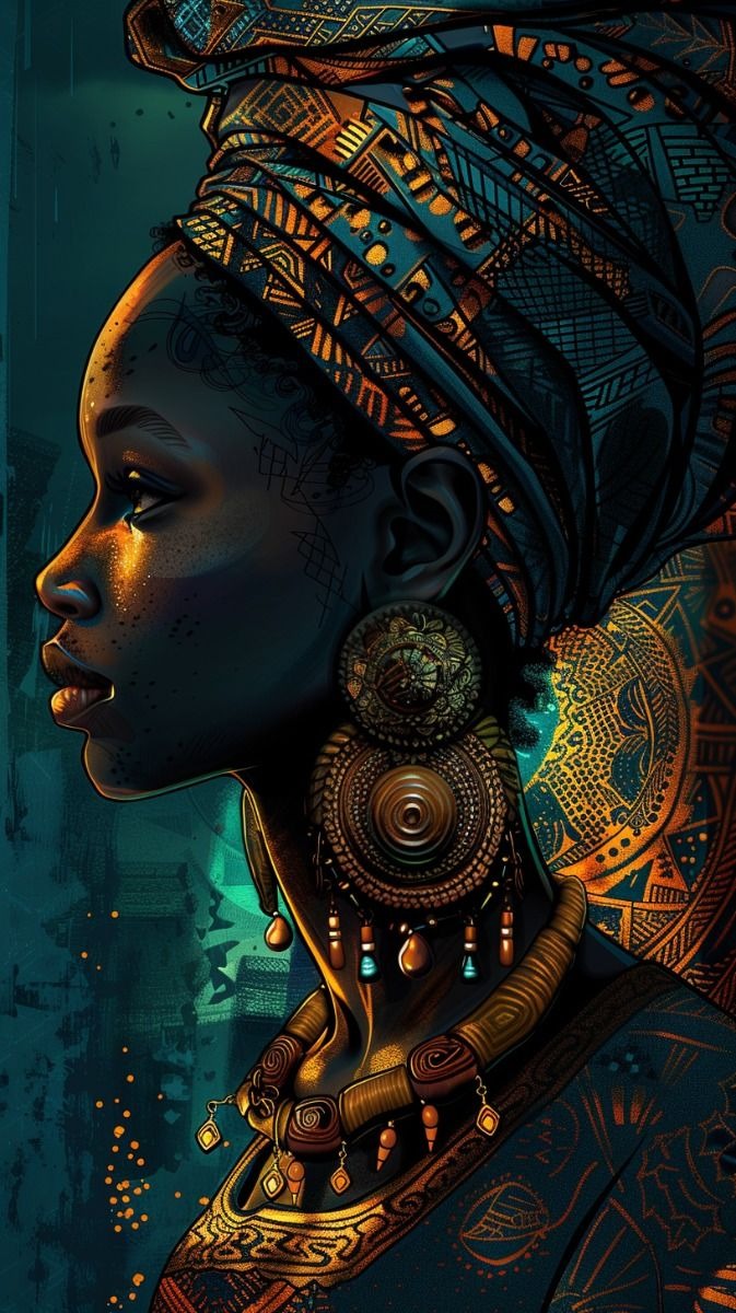 Tableaux africains Rectangle