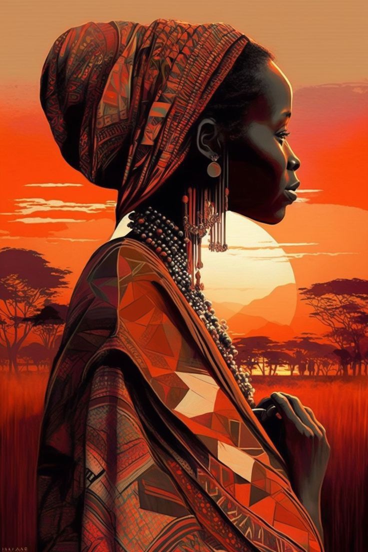 Tableaux africains Rectangle