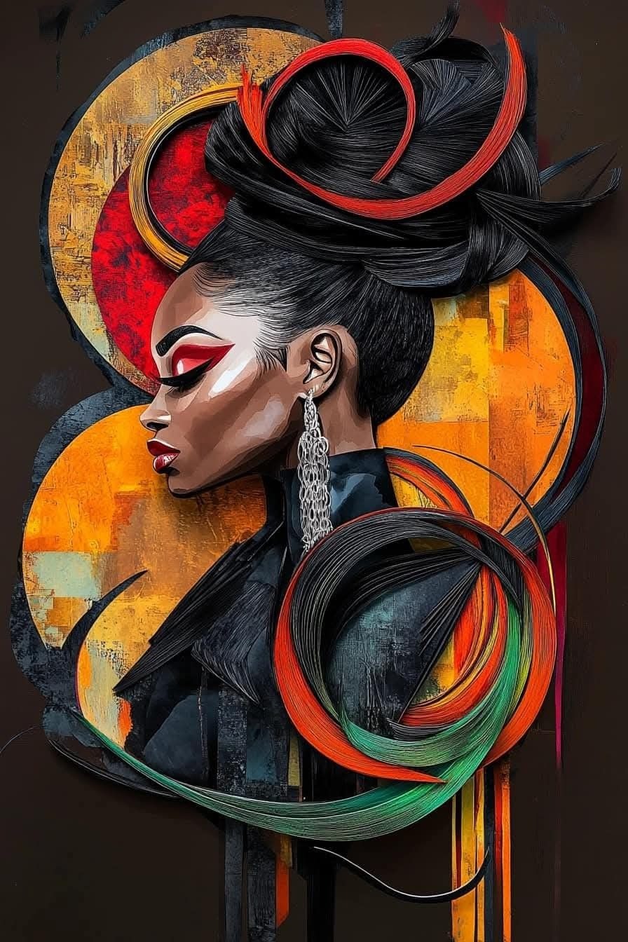 Tableaux africains Rectangle