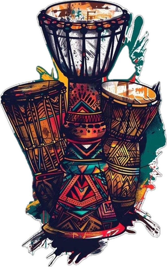 Tableaux africains carré