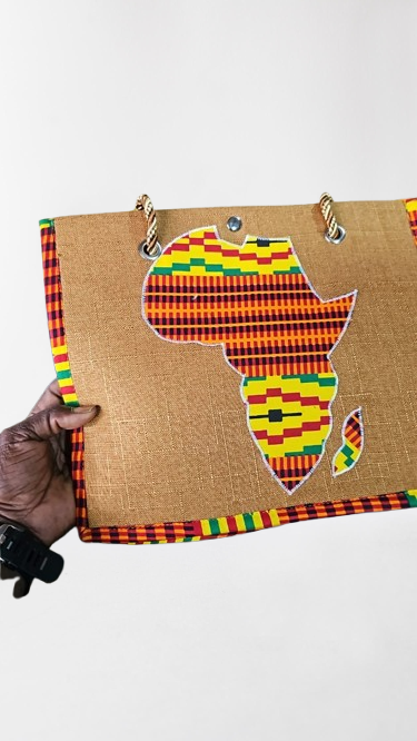 Sac en finition carte afrique